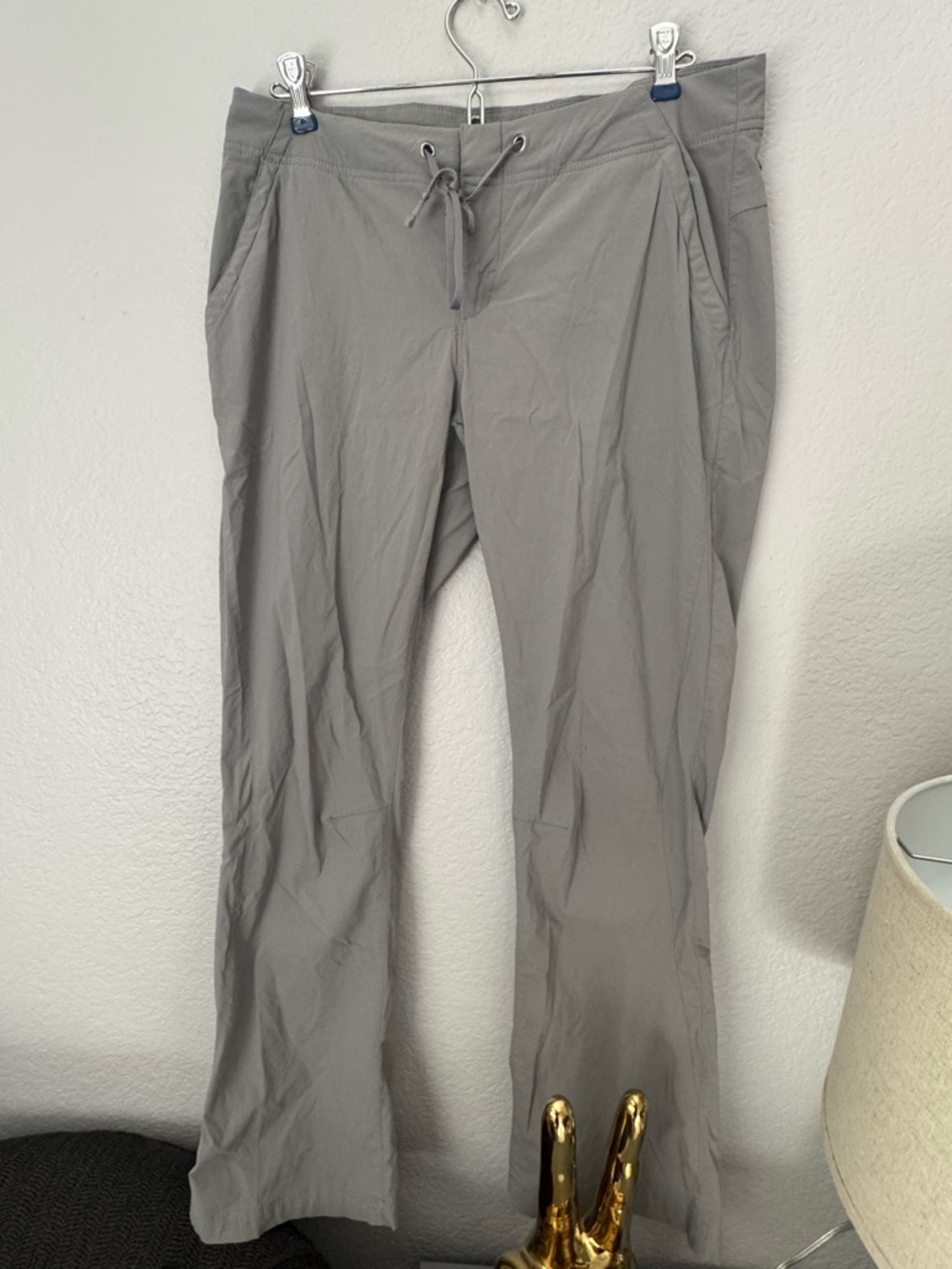 Columbia Women's Gray Boot Cut Drawstring Pants